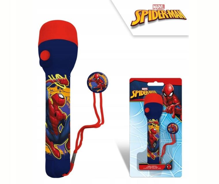 Kids Euroswan Spiderman Large Flashlight 16 X 4.5 1 Pc