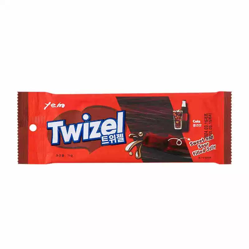 YEM Lange Gevulde Snoepjes 70g, 4 smaken | Zoete Rijke Vulling Smaak, Kauwbare Textuur, Handige Snack