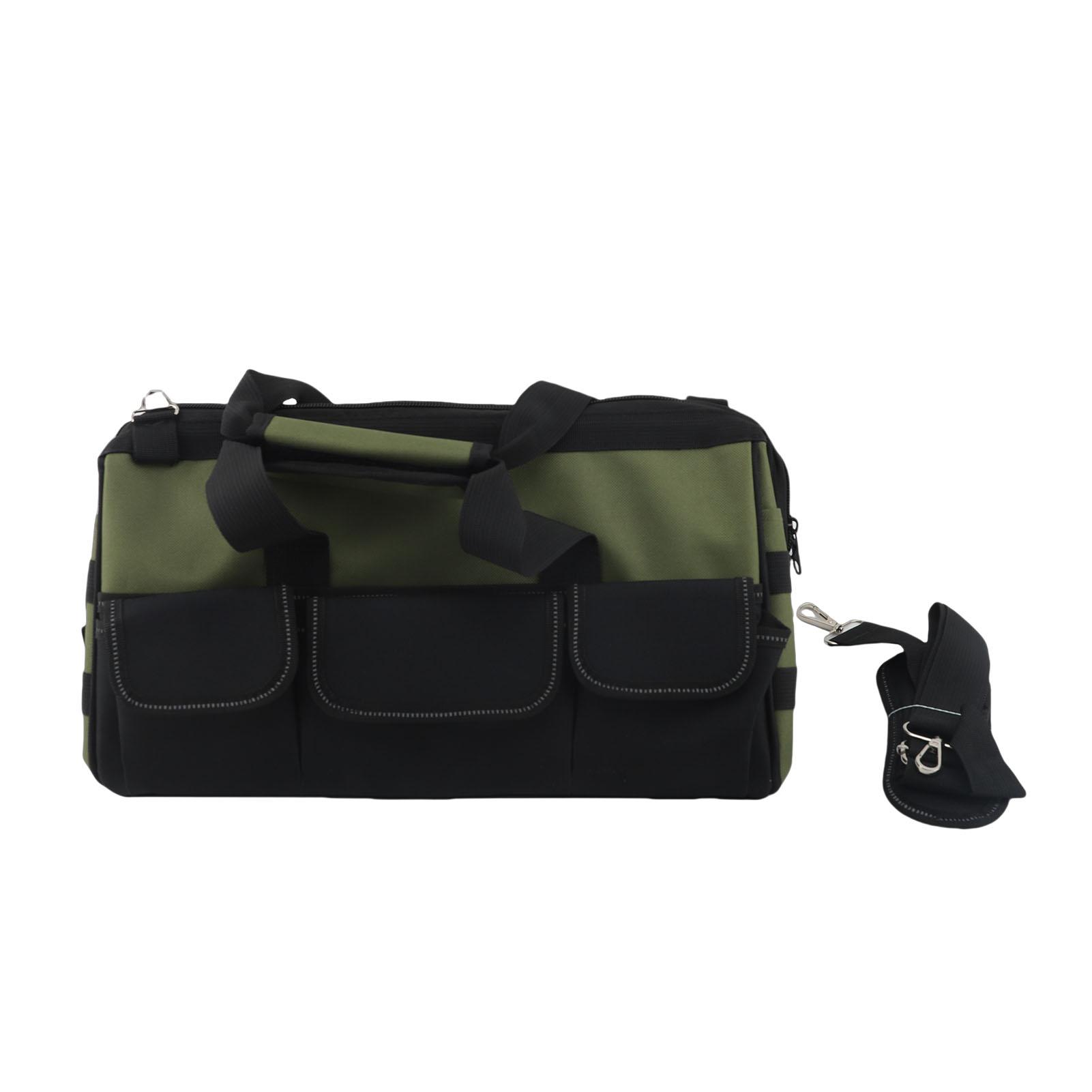 

Heavy Duty Tool Bag 16 Portable Empty Box Storage Oxford Cloth Wear Proof Woodworking Electrician Large Capacity Carrying Toolbag