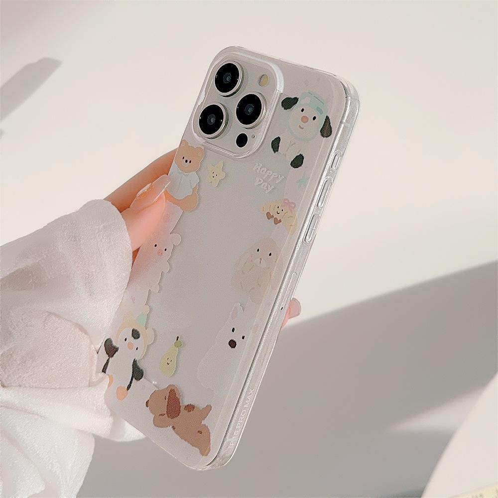 Children's Fun Pink Animal IPhone 16 IPhone 14 Promax Suitable for 15 Cute 11 Soft 14