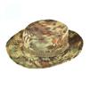Militärstil Camouflage Eimerhut Outdoor-Aktivitäten Sonnenschutz Breiter Rand Faltbare Baumwollmischung Kappe