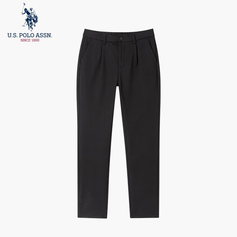 

U.S. POLO ASSN. Men s Wrinkle-Free Loose Fit Straight Leg Trousers 33