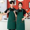 High-Quality Printed Oil-Proof Waterproof Apron - Stylish Kitchen and Restaurant Use