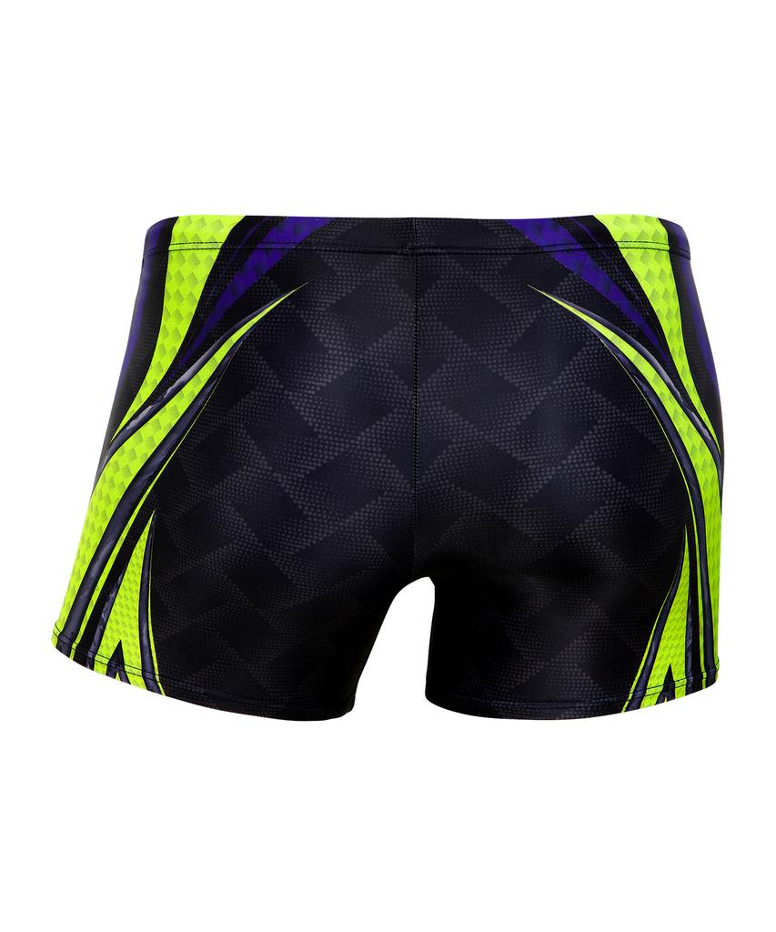Laelliseupocheu [Qsmq216 Blk] Lauer Men'S Square Swimsuit Black