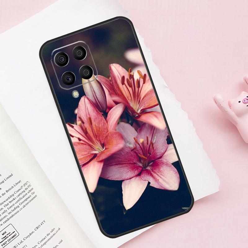 

Colorful Flower Lily For Samsung Galaxy M13 M23 M33 M53 M30s M31s M32 M52 M12 M55 M15 M20 M21 M51 M34 M54 Case Samsung M51
