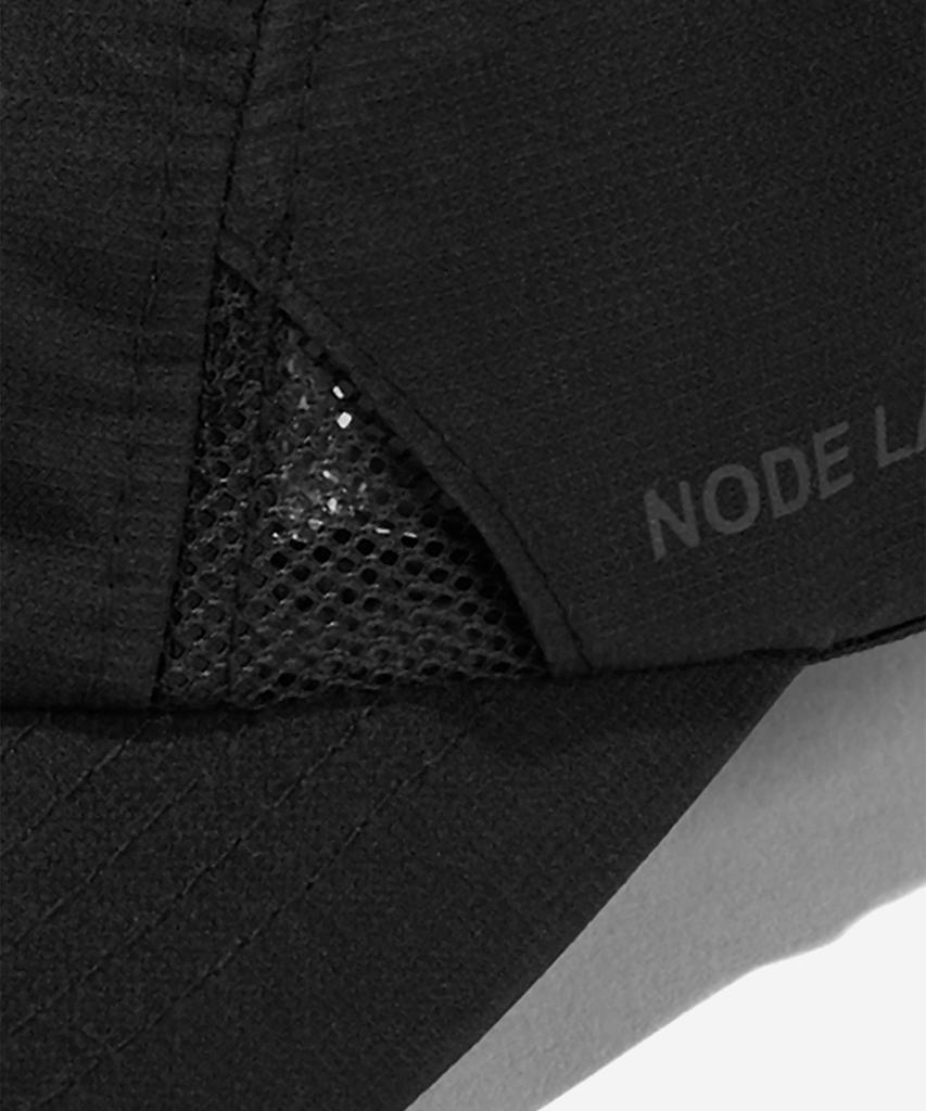 NODE LABS Dev:5 Sunglasses Cut Mesh Ball Cap_Black