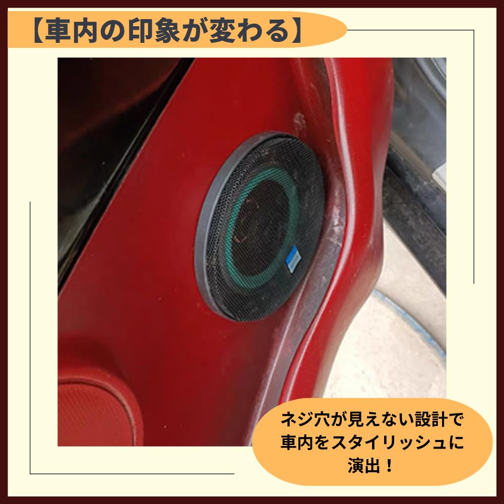 Ideamall Speaker Grill Cover Speaker Cover Mesh Universal Black (Diameter 14cm)