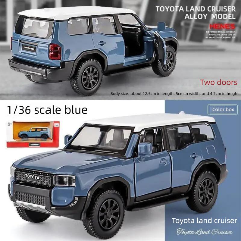 

MAKEDA 1:36 Toyota Land Cruiser Alloy Car Model Openable Door Pull Back Simulation Off-Road Vehicle Kids Toy Car