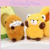 Capybara Fruit Kiwi Peach Plush Toy Animal Fruit Stuffed Doll Transformed Set