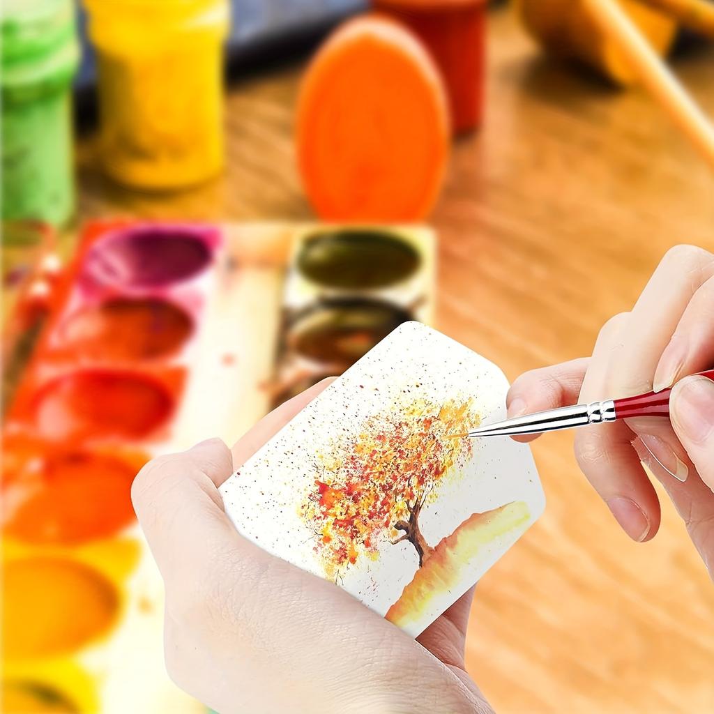 10/11/20/22 Stück Feine Detailmalpinsel Miniaturmalpinsel für Mini-Farben Pinselset für Acryl Aquarell Gesicht Nagel