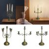 Vintage Candlestick Holder, Decorative Candle Stand for Wedding Bar Bedroom Decor