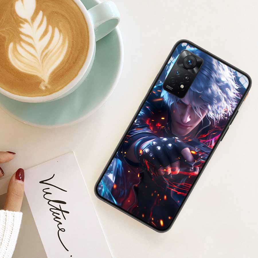 D-Devil May Cry DMC Phone Case For Redmi 13C 14C Note 13 14 Pro 5G Plus 12 12C 10 10A 10C 9 9A 9C 9T 8 8A K70 Pro Xiaomi Cover S