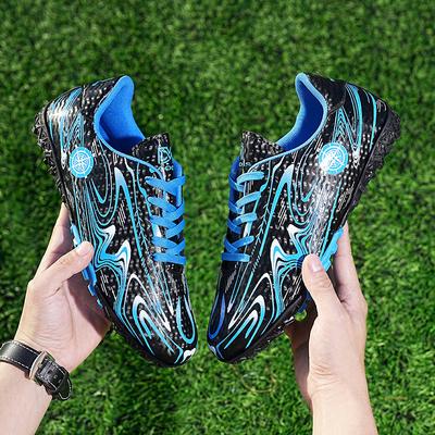 Kinderfußballschuhe mit langen Stollen in großer Größe, Herren-Outdoor-Trainingsschuhe mit gebrochenen Stollen für Grund- und Sekundarschüler, Grund- und Sekundarstufe