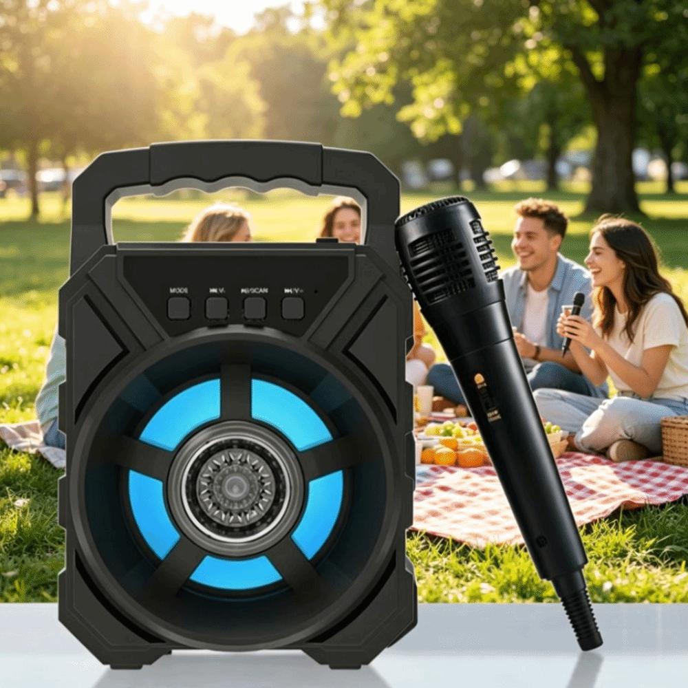 Handheld Sound Box Wireless Portable Bluetooth Speaker New Bluetooth Speaker Home Karaoke