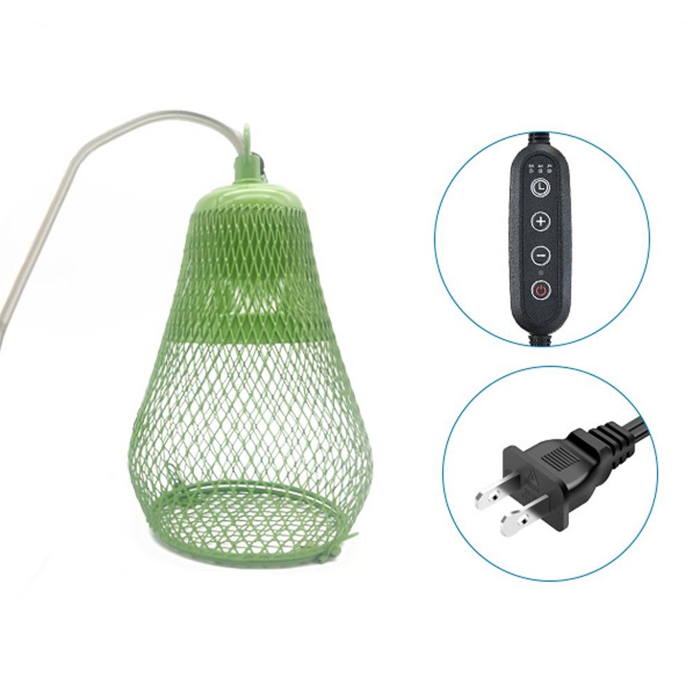 Iron Mesh Dome Pet Heating Lampshade Double Cage Anti-scald Lampshade  Aquarium