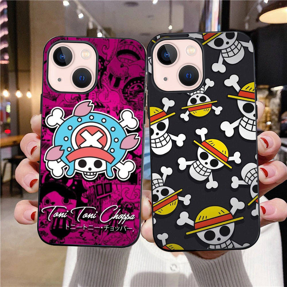 B-38 One Piece flag  Black Case for Redmi 10A 10C 12C 13C 9A 9C 9T A3X Note 10 9 9S 10S iPhone 11 12 13 14 15 16 X XS Pro Max Mini 7 8 Plus XR