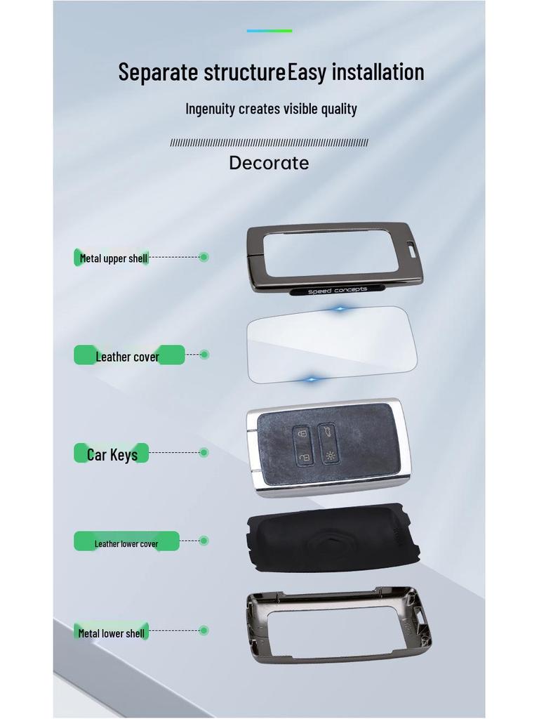 Carcasă de protecție pentru cheie inteligentă Renault Koleos 2018