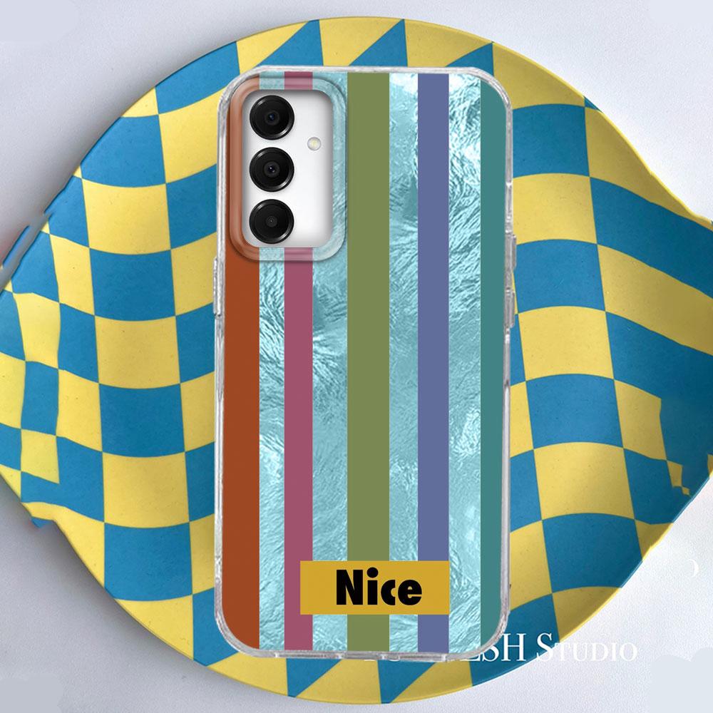 

Красные Синие Полосы Чехол для Телефона для Пары для Samsung Galaxy A16 A55 A07 A17 A56 A36 A26 A53 A06 A14 A24 A34 A54 A15 A12 A22 Обложка Samsung Galaxy A52 4G