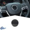 Carbon Fiber Steering Wheel Center Cover Trim For Jeep Cherokee /Grand Cherokee