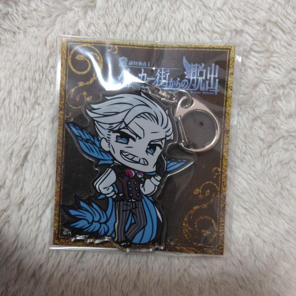 [USED] Fate/stay Night 3 Acrylic Keychain Clear Mascot Saber