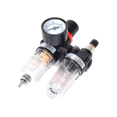 1pc AFR-2000 Filtro Pneumatico Unità di Trattamento Aria Regolatore di Pressione del Compressore Valvola di Riduzione di Separazione Dell'acqua Dell'olio AFR2000 Manometro