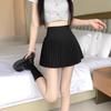 High-Waist Black Pleated Mini Skirt for Women - 2025 Summer Collection