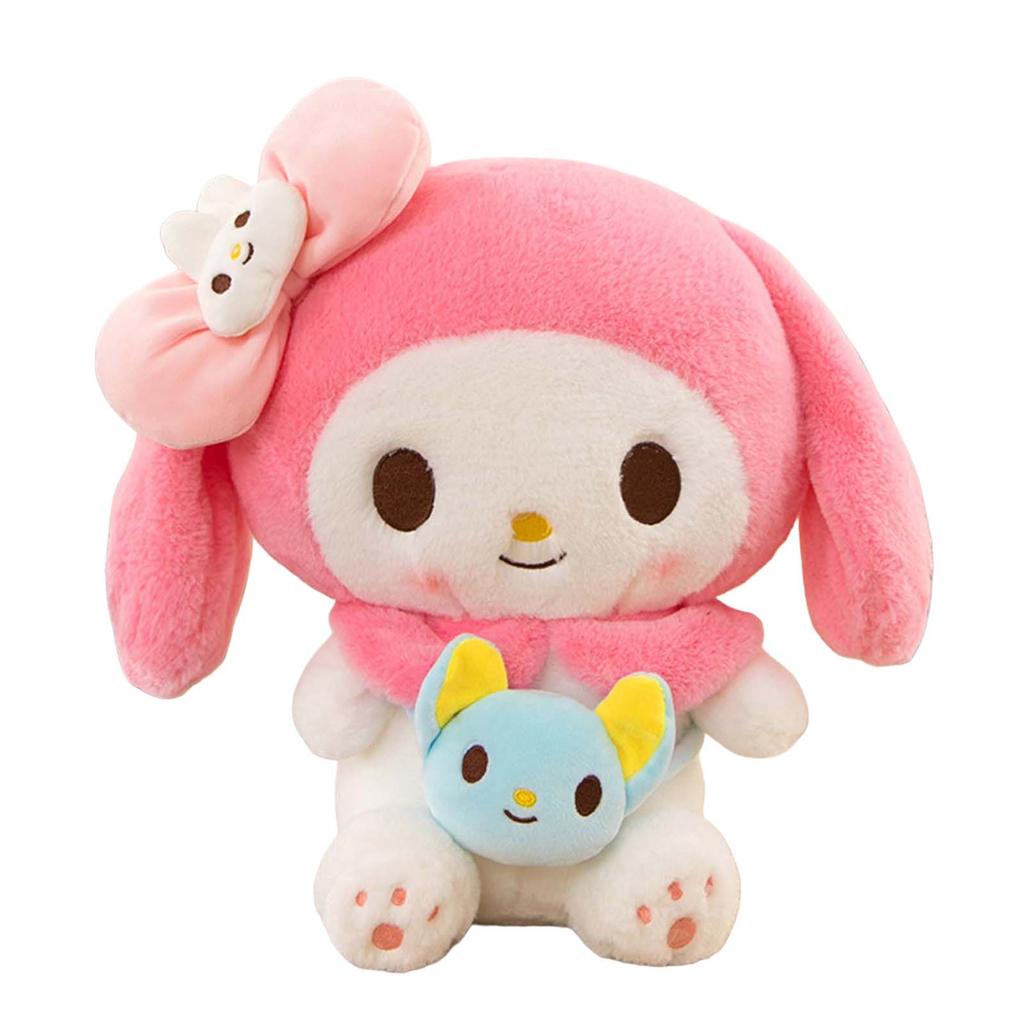 Cute Sanrio Plush Toy Stuffed Pillow Soft Comfortable Skin-friendly Plush Toy for Kids Baby Comforting Gift