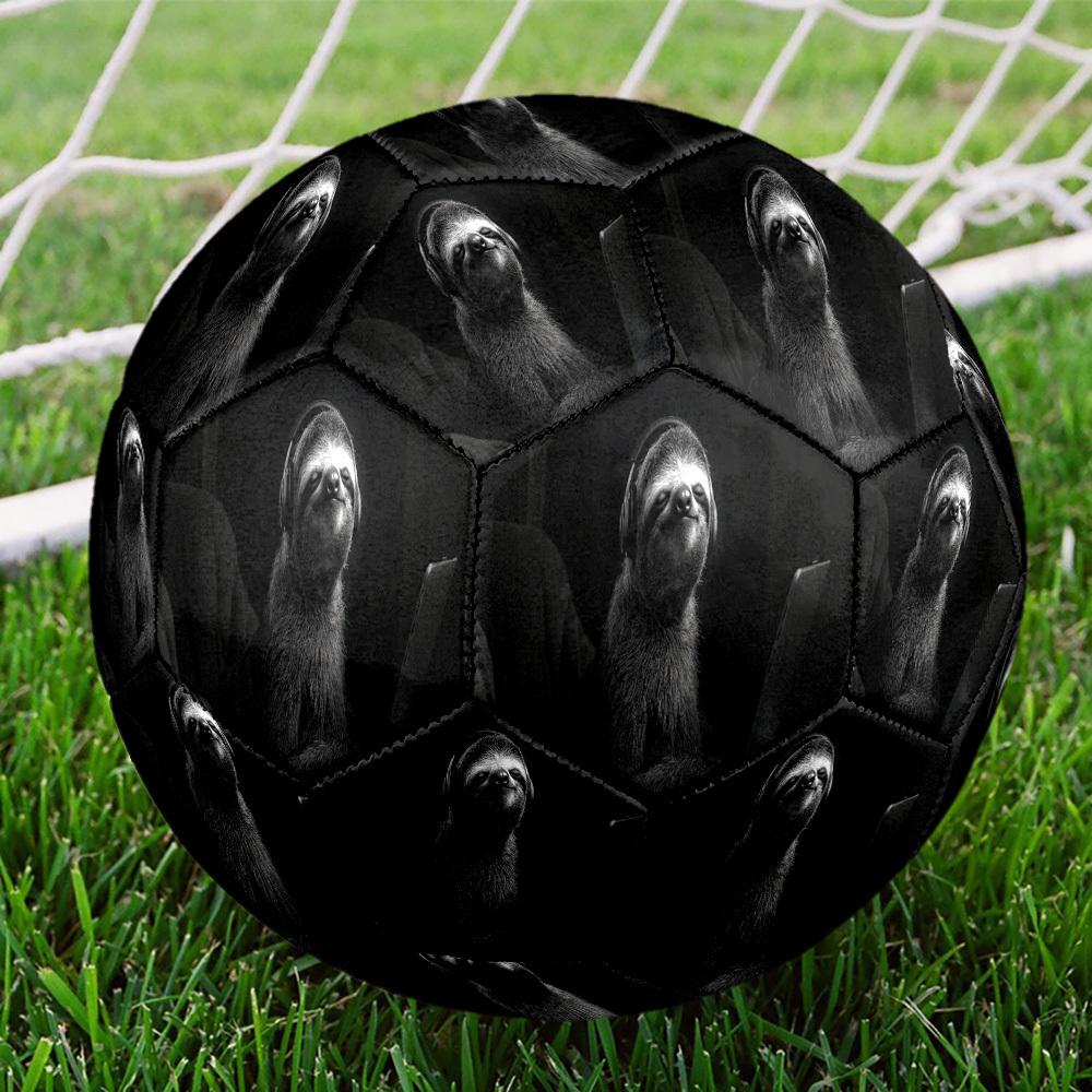 1pc Sloth Tech World Size 5 Soccer Ball Professional Match Training Football Indoor &Outdoor Sports Ball Lightweight Durable c6560