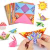 54pcs/set Handmade Origami Material Package DIY Colored Paper Office Supplies Animal/Life Theme Art Supply Handicrafts TMZ