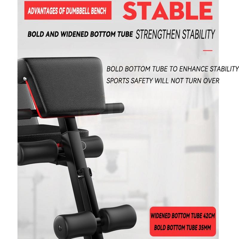 Home Professional Gym Bench Foldable Dumbbell Bench Fitness Equipment Multi Functional Workout Bench