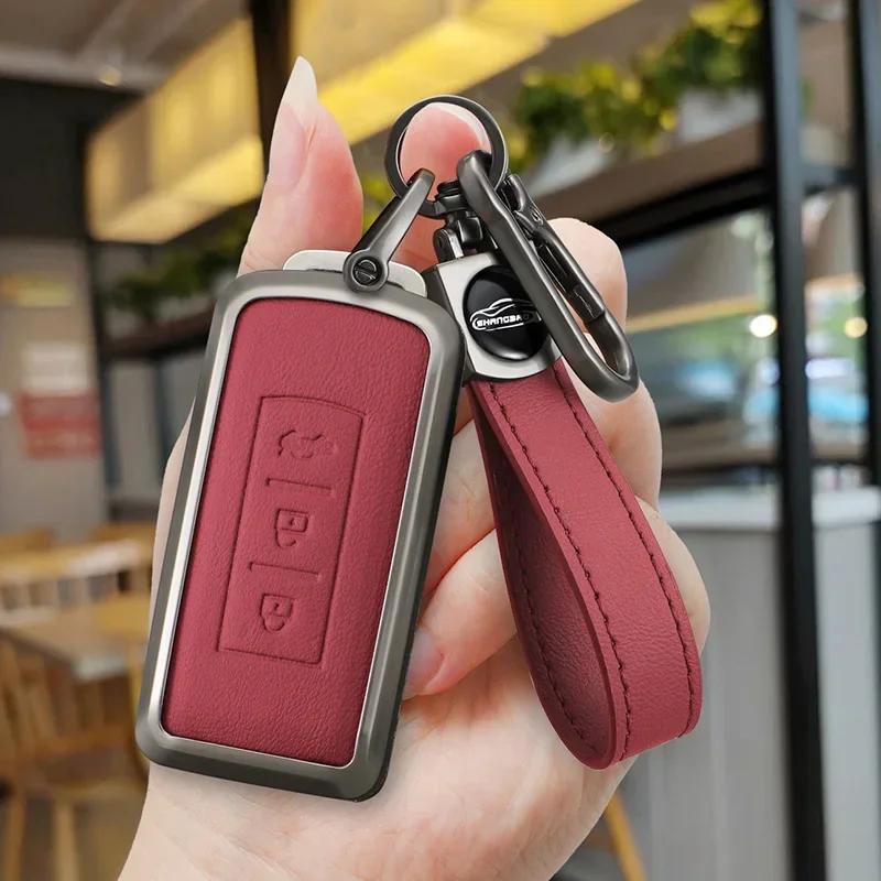 Alloy Style Fashion Car Key Case Cover Shell Fob for Mitsubishi Outlander Lancer Eclipse Mirage ASX LANCER 2/3button Key Chain