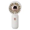 Hand Held Fan Outdoor Portable USB Rechargeable Small Pocket Desk Fan for Students White
