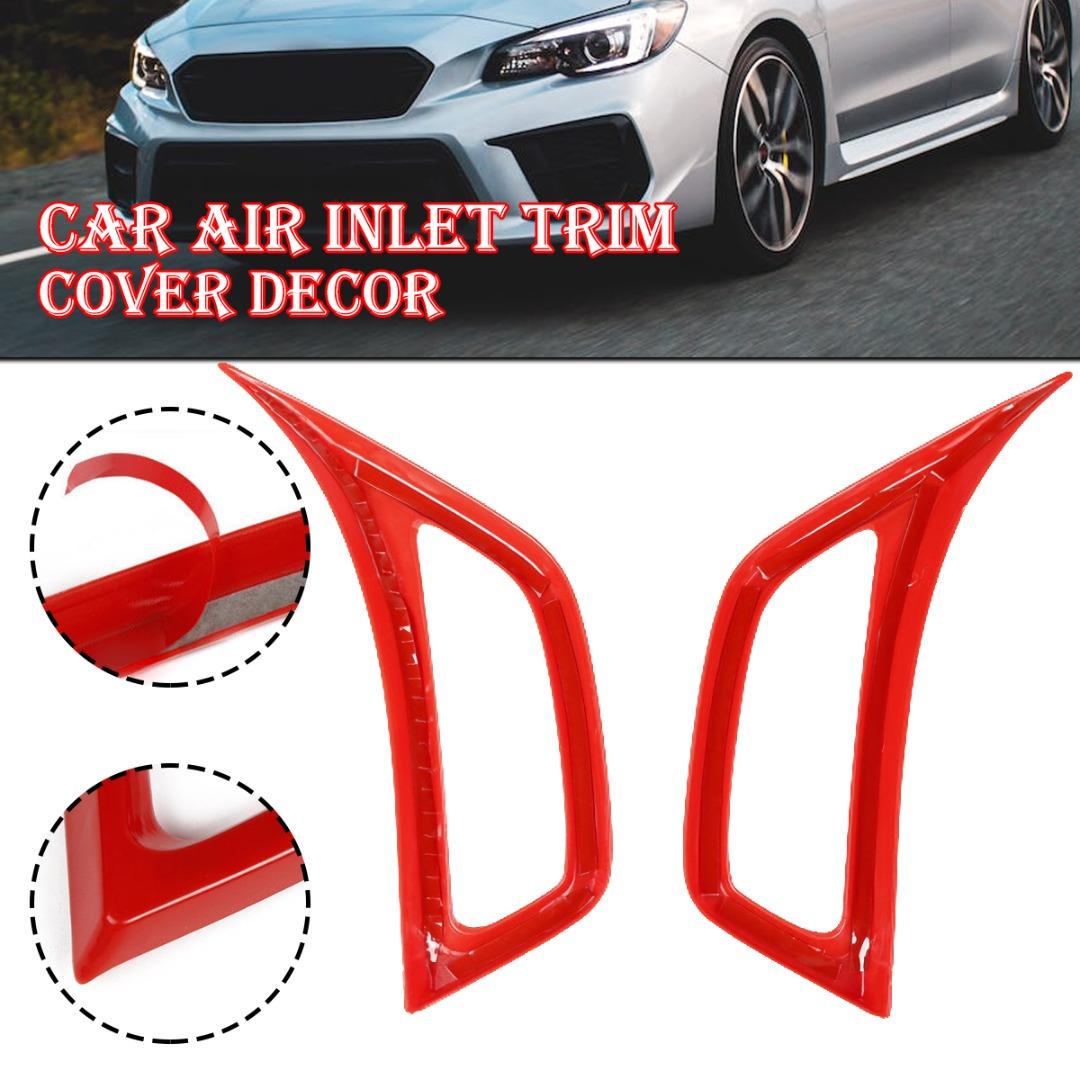 

Пара Малинаиси, красная автомобильная листовая пластина, накладка на воздухозаборник, декор для Jeep Wrangler JL JT 2018+