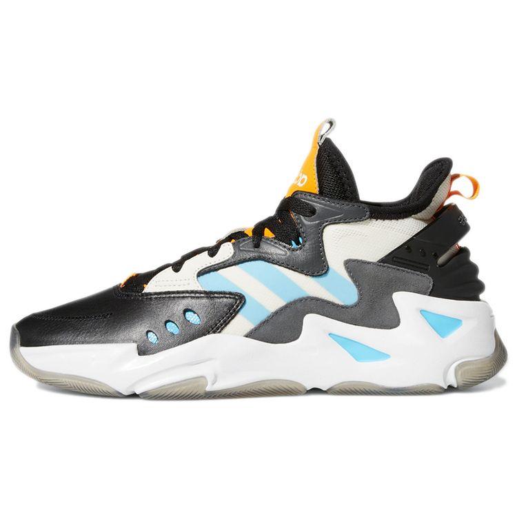 Adidas Neo Blazeon Fabric Round Toe Lace-Up Slip-Resistant Durable Low-Top Casual Shoes Men sneaker Black Blue GZ3913