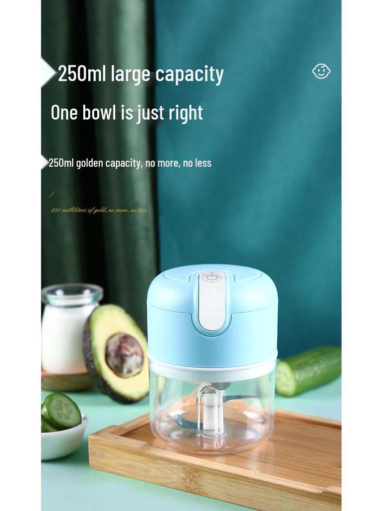 Electric Garlic Crusher & Baby Food Grinder: Multi-Functional Meat Grinder & Small Garlic Paste Maker