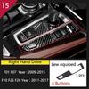 For BMW 5 7 Series X3 X4 F01 F10 F25 F26 Car Styling Gear Shift Panel Multimedia Buttons Handrest Cover Sticker Trim Accessories