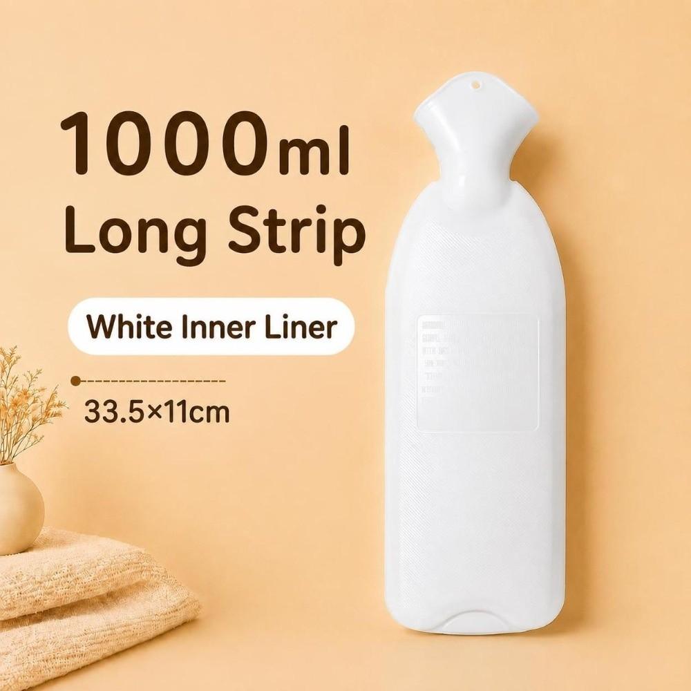 Extra Long Long Hot Water Bottle 500ml/1000ml/2500ml Warm Compress Heater  Winter Hand Warmer