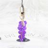 Grape Pendant Keychain Hanging Keyring Ornament Gift for Fashion Enthusiasts
