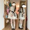 Summer French Polka Dot Dress Women's 2026 New Small Doll Collar Waist Thin a Word Fluffy Skirt