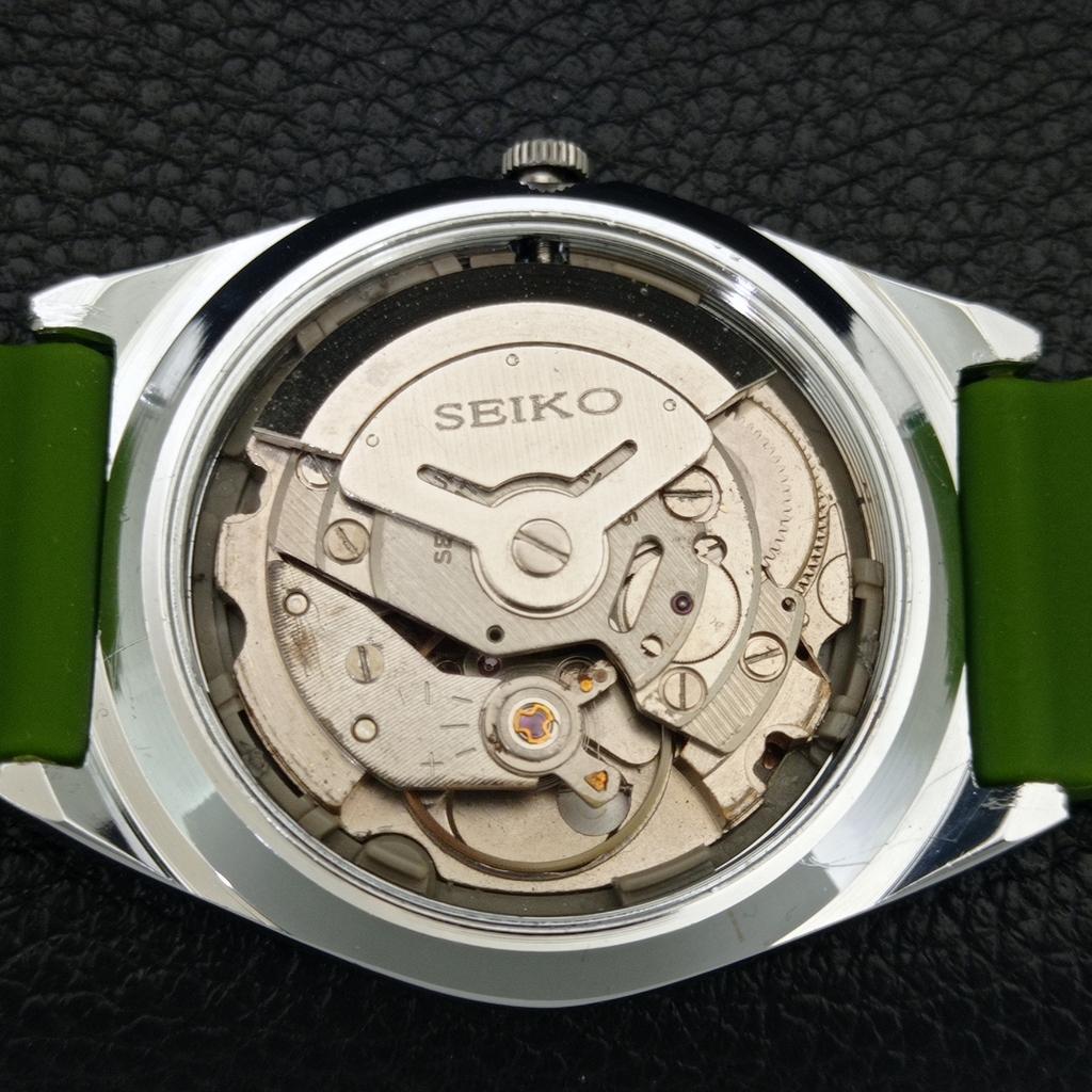REFURBISHED SEIKO 5 AUTOMATIC 6309A JAPAN MENS VINTAGE GREEN WATCH a442189-4