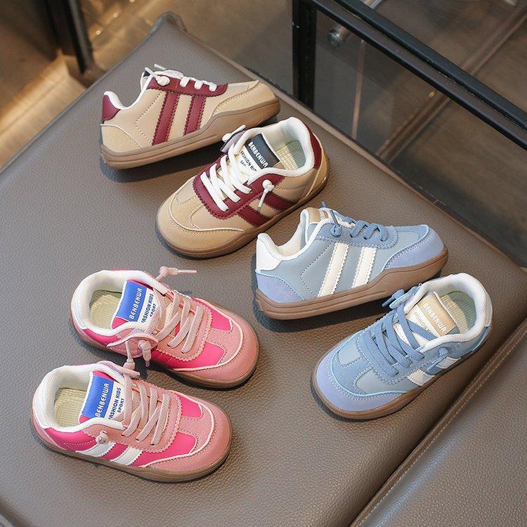 Children's shoes 2025 spring and autumn new boys' casual Forrest Gump shoes girls' soft-soled non-slip German training shoes baby board shoes