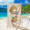 Proof Beach Towel with a Bubu and Dudu1 Pattern - Soft,absorbent,quick-drying,machine Washable - Perfect for Swimming,camping,bathing