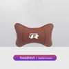 VW Car Leather Headrest Seat Head Support Neck Pillow For Volkswagen Polo Golf GTI CC Tiguan Arteon Passat Jetta Touareg ID.3