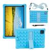 Soft Bubble Silicone Case For URAO X109 10.1 Inch Kids Stand Tablet Cover Shell With Adjust Shoulder Strap