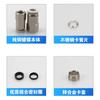 PCF 1/8" 1/4" 3/8" 1/2" BSP Female x 4 6 8 10 12 14 16 mm Tube Brass Pneumatic Air Fittings Push In Connector For Air Compressor