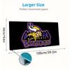 Minnesota Vikings3 Print  Cushion Non-slip Laptop Tablet Big Mousepad XXL Mat Mini PC Playmat With Lock Edge