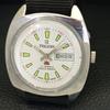 JAPAN VINTAGE RICOH R31 AUTOMATIC MENS WHITE COLOR DIAL WATCH A701929-5 R207-a701929