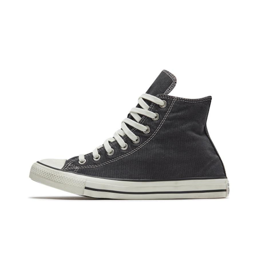 Converse Chuck Taylor All Star Bekväma Vardagliga Mångsidiga Högtoppiga Kanvas Skor Unisex Sneakers Grå Svart 167960C