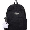 Trendy Solid Color High School Backpack
