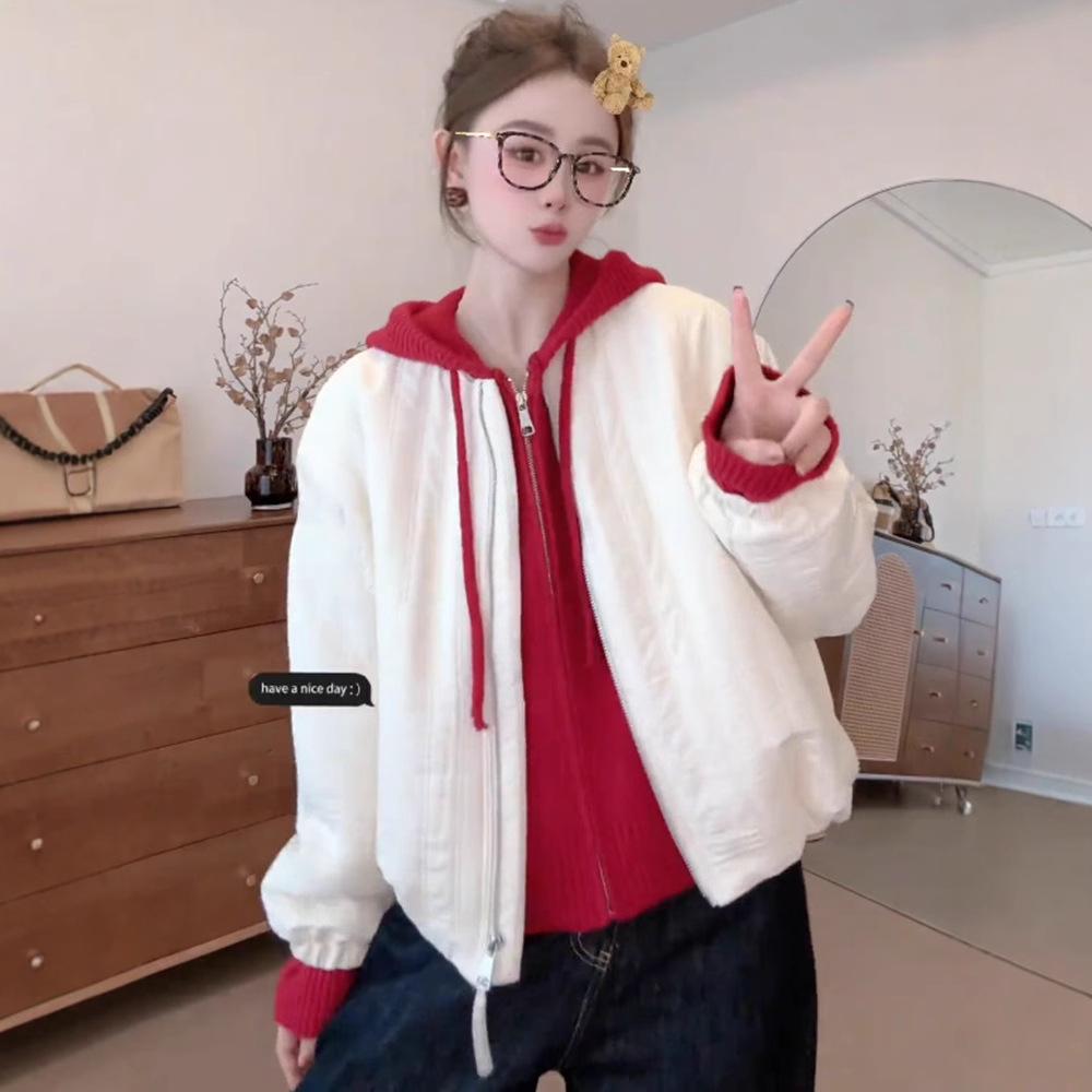 2024 Winter Women's Korean Style Quilted Padded Jacket: Warm, Fashionable, Loose Fit